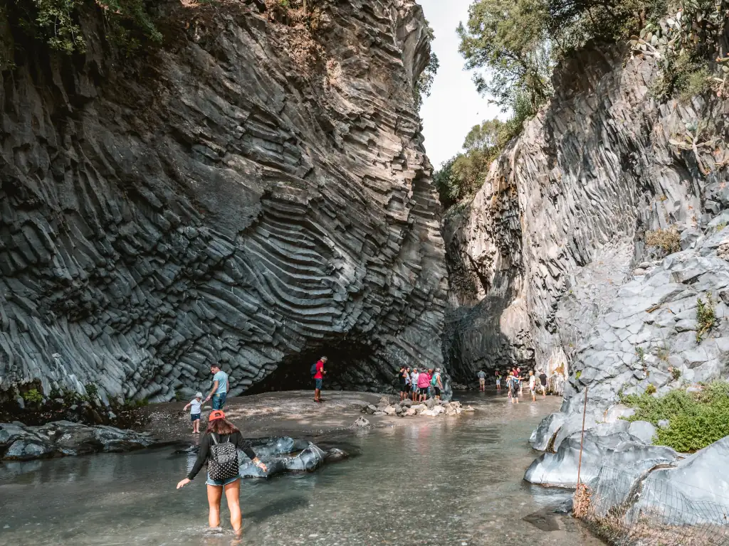 Alcantara gorges